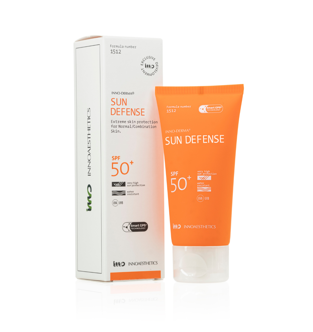Sun Defense SUN DEFENSE SPF 50+ - Protection Solaire UVB/UVA – Innoaesthetics
